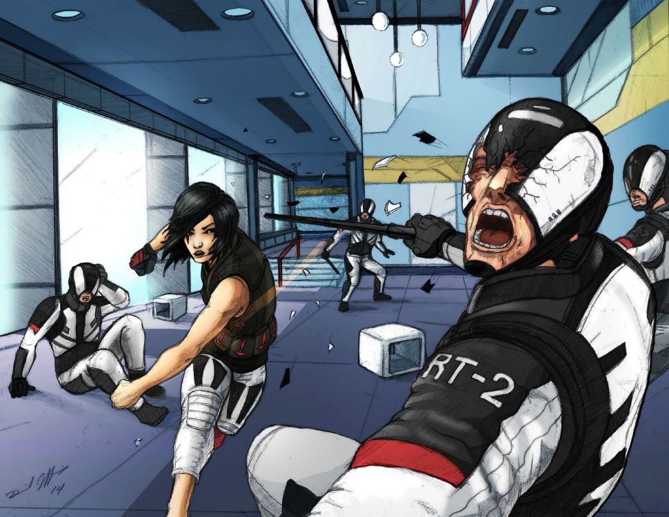 Обои зеркало края катализатором искусства, mirrors edge catalyst, Миррорс Эдж, вера Коннорс, electronic arts в разрешении 3267x2525