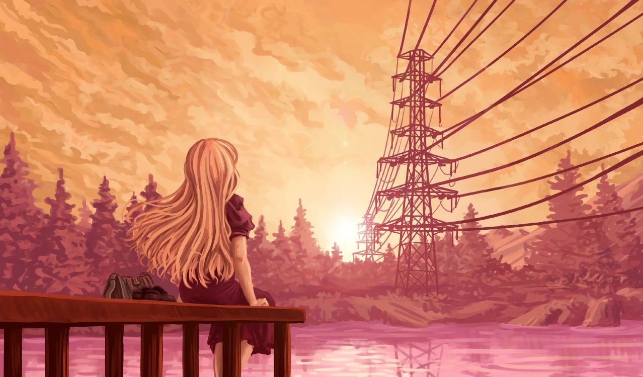 Обои электромагнитное излучение, визуальное искусство, облако, растение, природа в разрешении 4091x2400