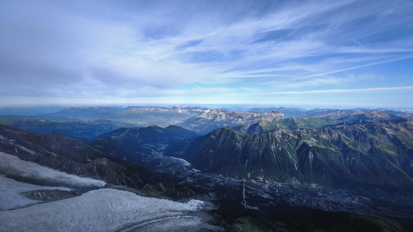 Обои облако, атмосфера, гора, нагорье, природный ландшафт в разрешении 5120x2880