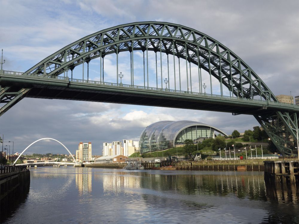 Обои Мост Тайн, Мост Тысячелетия В Гейтсхеде, мост, арочный мостик, воздушная линия в разрешении 2800x2100