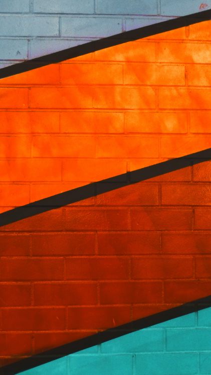 Обои ios, iOS 7, смартфон, Янтарь, прямоугольник в разрешении 2075x3690