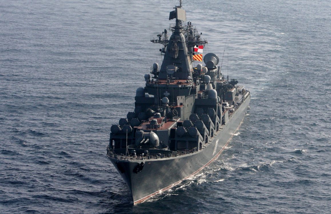 Обои военно-морской флот России, российский флот, морское ведомство, Слава класса крейсер, военный корабль в разрешении 4000x2590