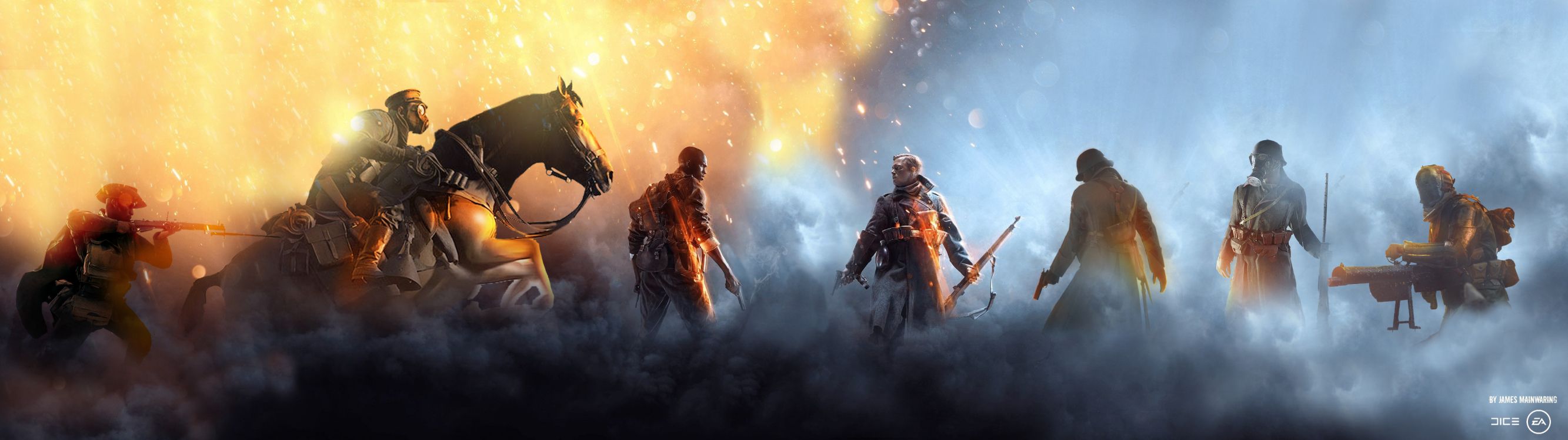 Обои battlefield 1, Battlefield 1942, мифология, playstation 4, battlefield 4 в разрешении 3840x1080