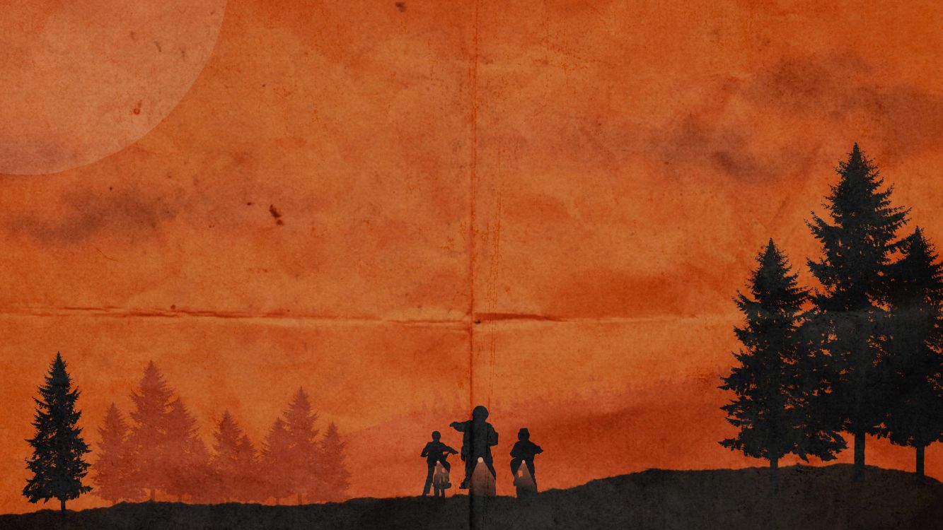 Обои Странные Вещи, вечер, живопись, телевизионное шоу, визуальное искусство в разрешении 6650x3741