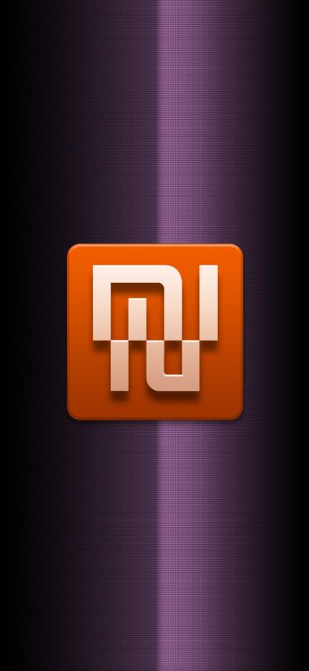 Обои Xiaomi, Xiaomi Mi, Апельсин, графический дизайн, лого в разрешении 1080x2340