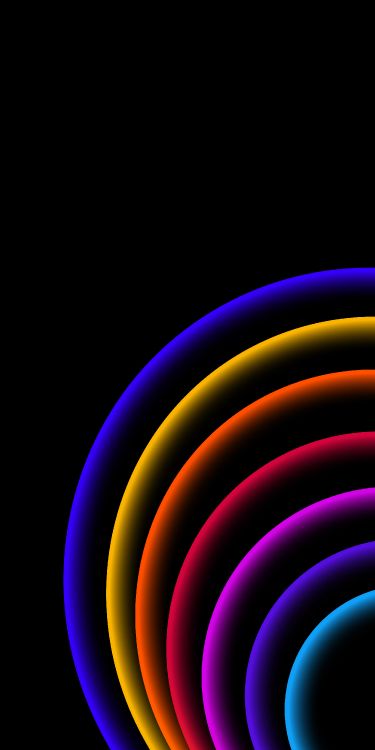 Обои крупный план, ios, Эпл, красочность, арт в разрешении 2750x5500