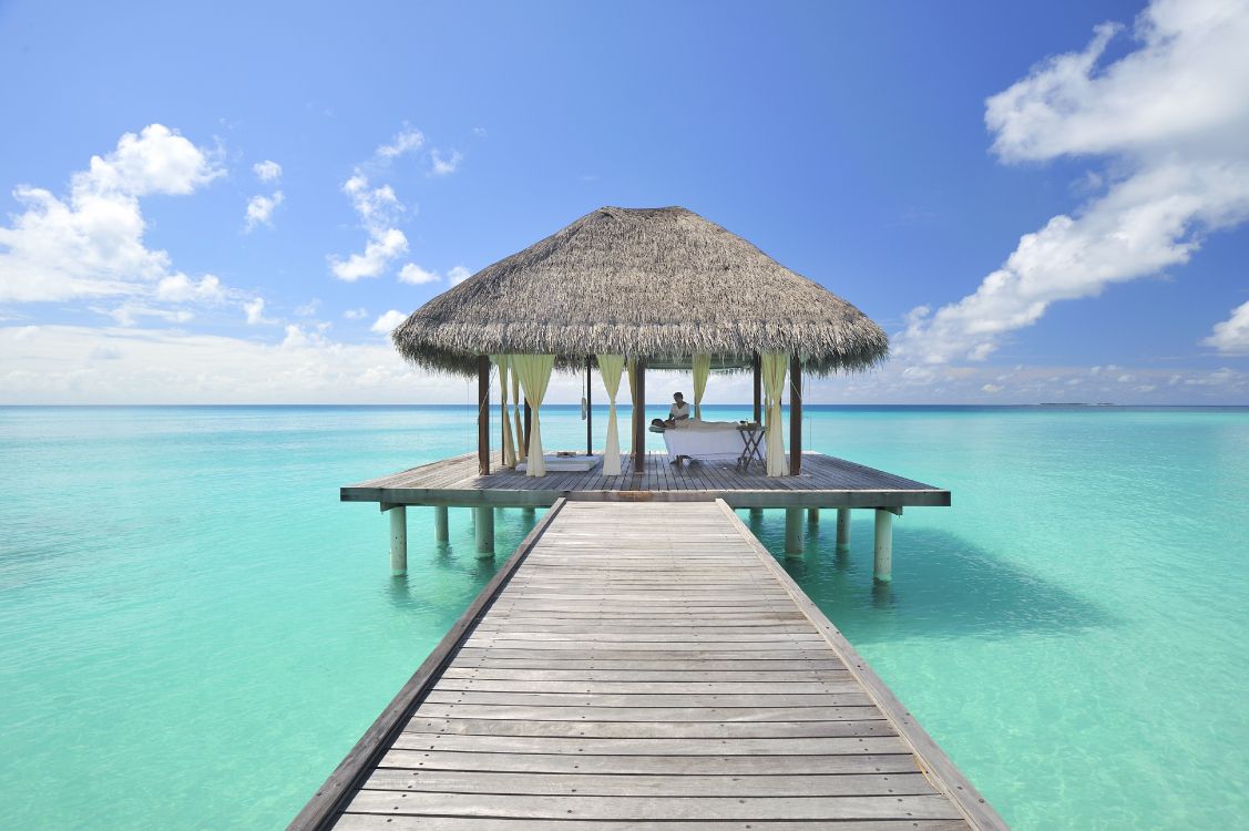 Обои прибежище, Остров, тропическая зона, море, отпуск в разрешении 4197x2793