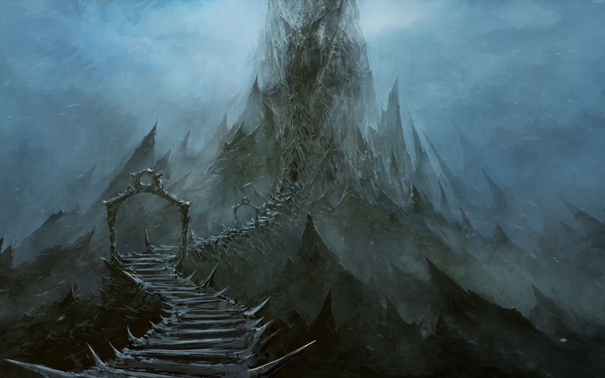 Обои цифровое искусство, фантастическое искусство, произведение искусства, фэнтези, экологическое искусство в разрешении 1920x1200