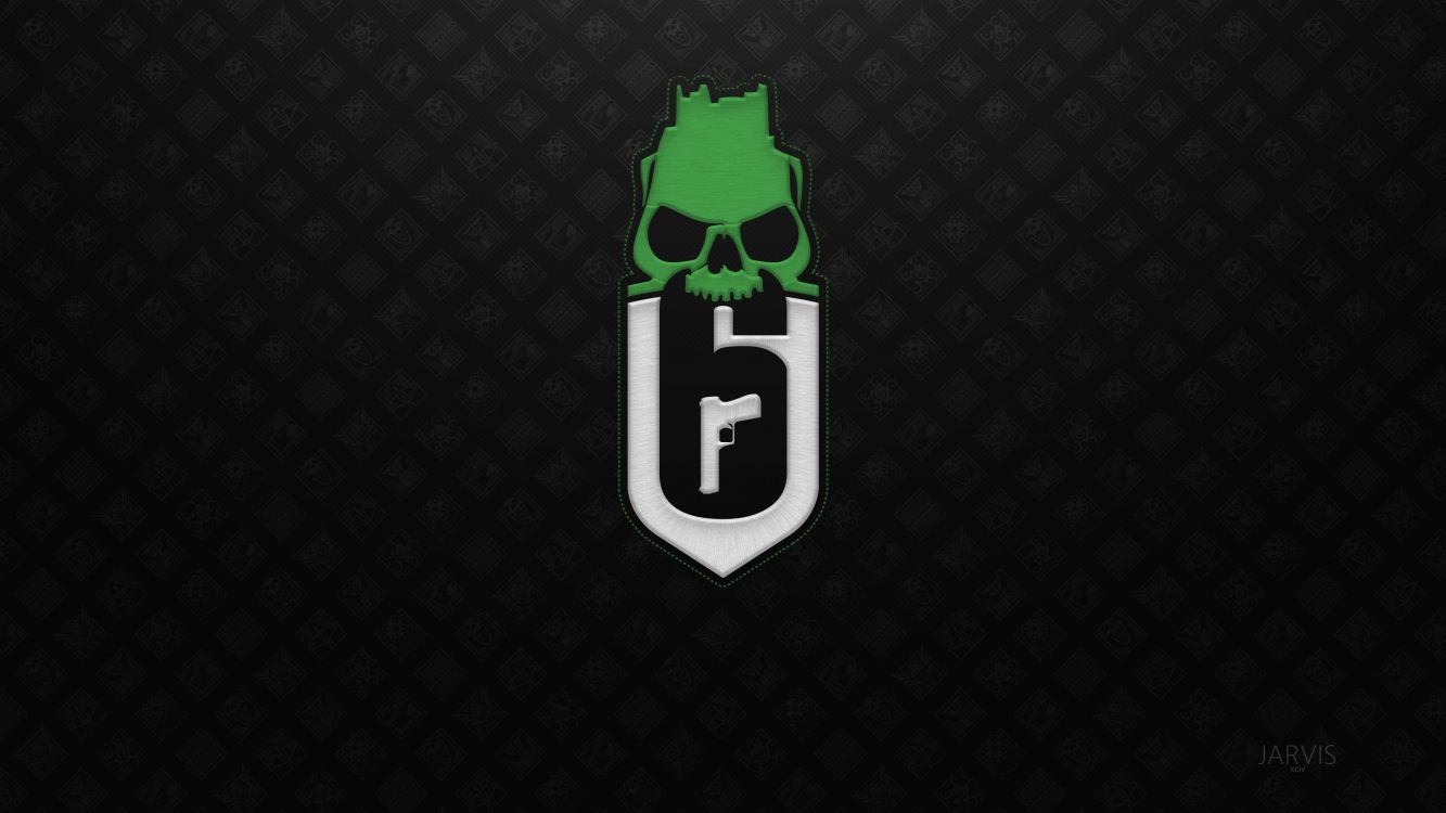 Обои лого, зеленый, графика, марка, эмблема в разрешении 3840x2160