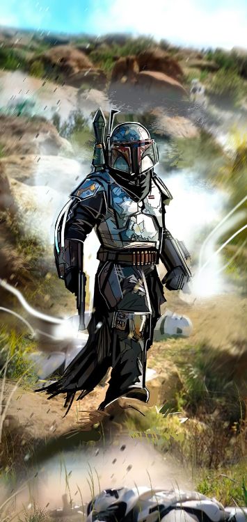 Обои мужчина, шлем, растение, нагрудный знак, баллистический жилет в разрешении 1422x3000