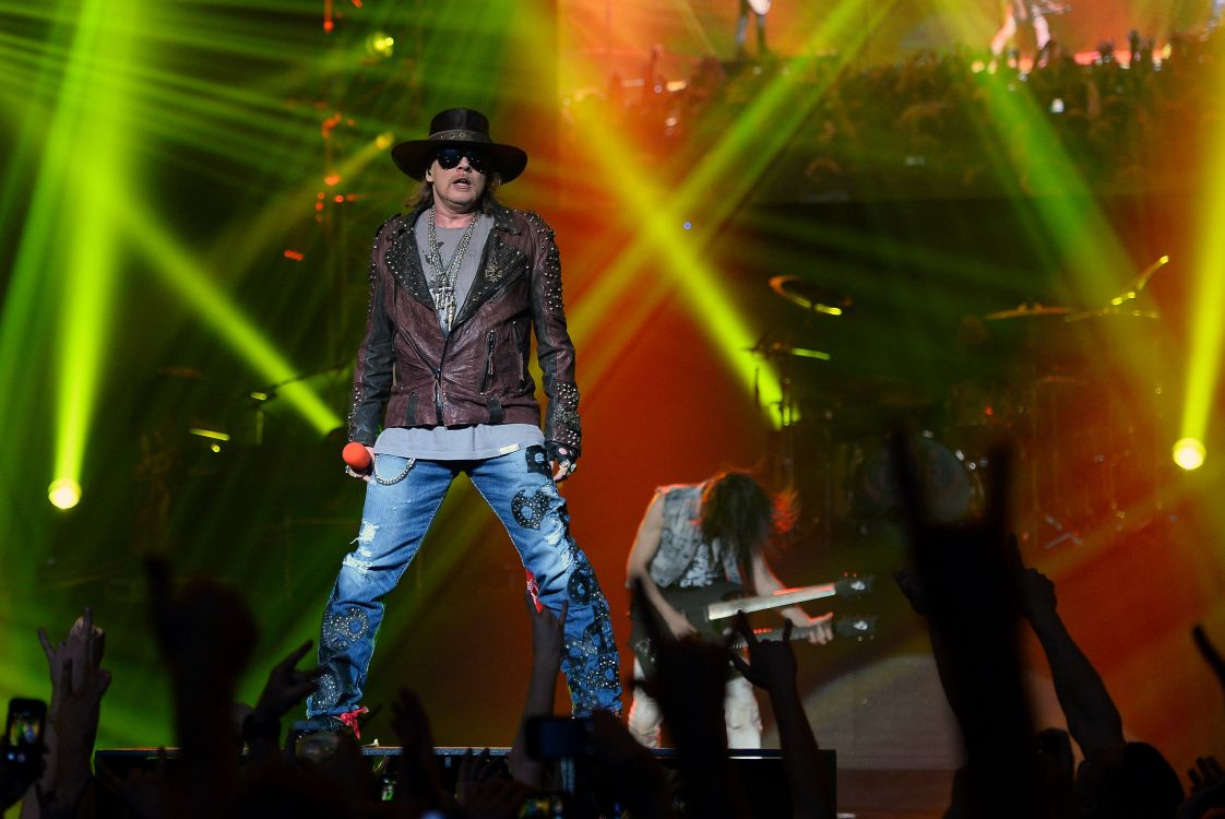 Обои Guns N Roses, Аксель Роуз, рокконцерт, музыкальный ансамбль, Представление в разрешении 3000x2005