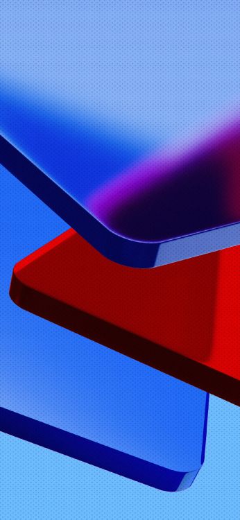 Обои синий кобальт, лазурный, капюшон, прямоугольник, Фиолетовый в разрешении 1170x2532