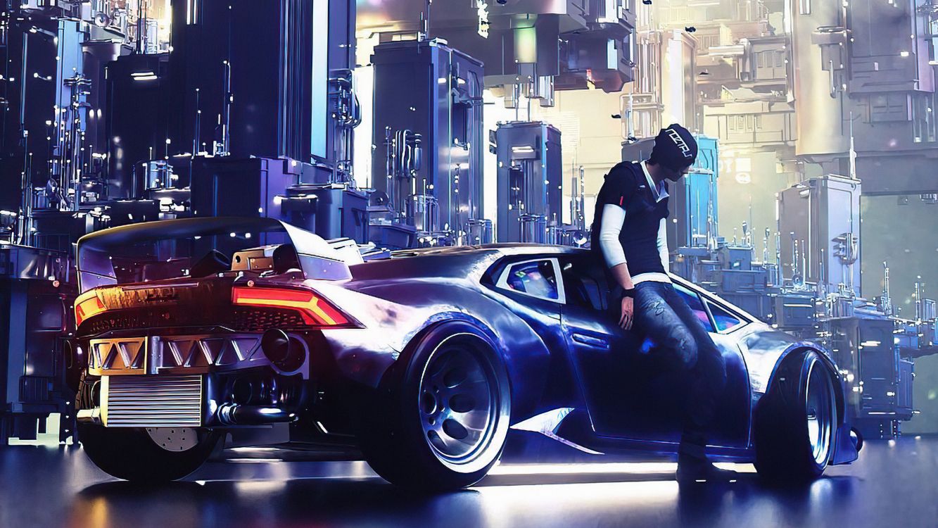 Обои суперкар, Авто шоу, шина, колесо, легковые автомобили в разрешении 3840x2160