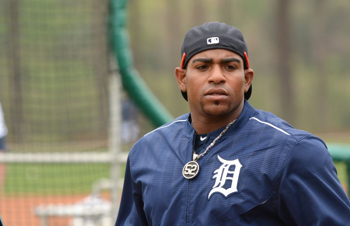 Обои Йонис Cspedes, нью-йорк янкиз, млб, бейсбол, аутфилдер в разрешении 5258x3401