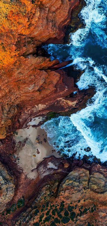 Обои вода, арт, гидроресурсы, природный ландшафт, лазурный в разрешении 1421x3000