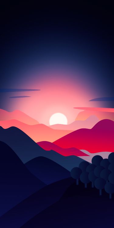 Обои облако, атмосфера, экорегион, послесвечение, гора в разрешении 2750x5500