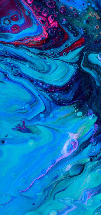 Обои да да, телефон, гидроресурсы, жидкий, синий в разрешении 1420x3000