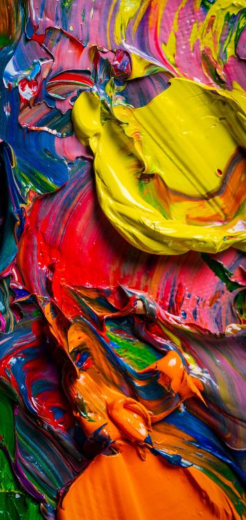 Обои арт, ткань, Апельсин, красный цвет, пурпурный цвет в разрешении 1420x3000