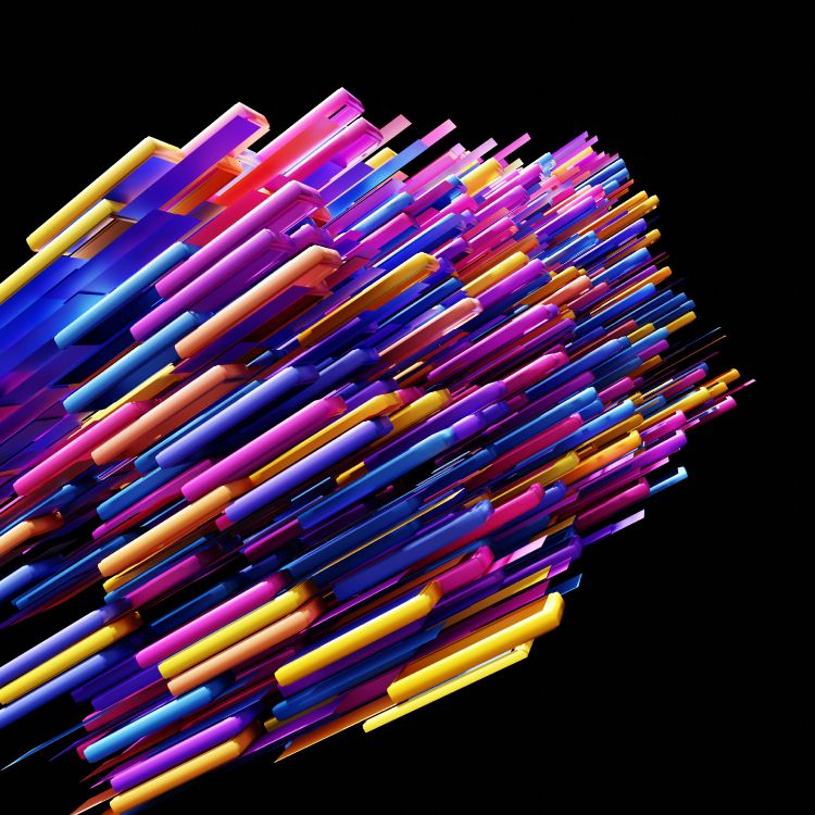 Обои Оранжевый цвет, искусственный интеллект, обучение, трансформатор, бесплатно в разрешении 3840x3840