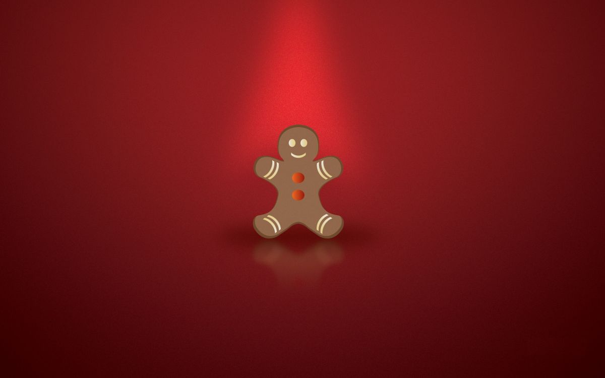 Обои имбирный пряник, красный цвет, Апельсин, анимация, плюшевый мишка в разрешении 2560x1600