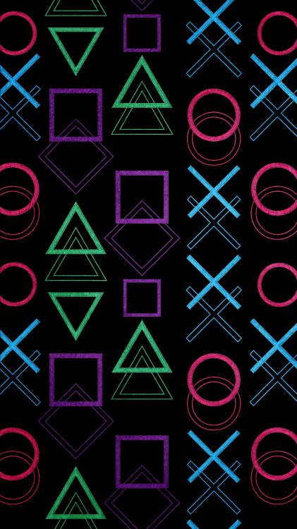 Обои телефон, пурпур, белые, черный, зеленый в разрешении 3240x5760