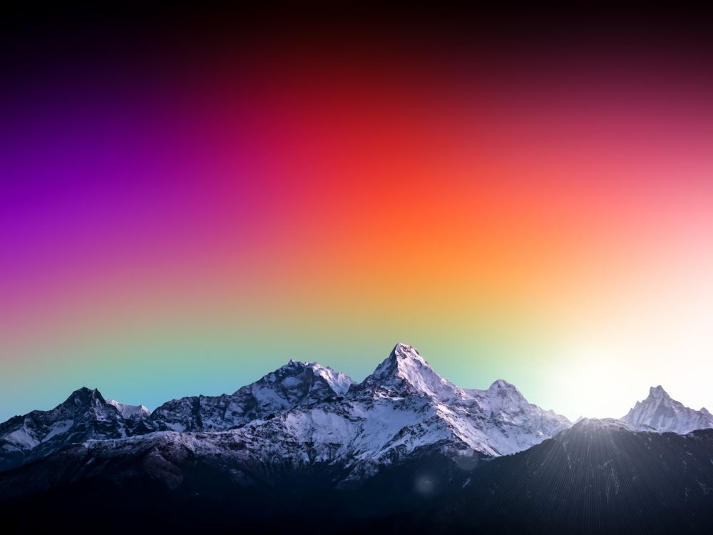 Обои Аннапурна, Стремление К Богу, превосходство бога в проповеди, гора, атмосфера в разрешении 2732x2048