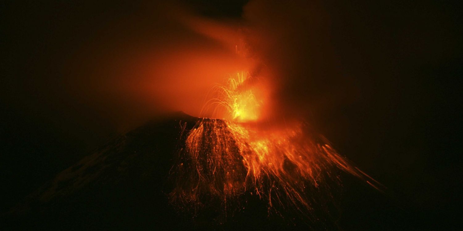 Обои типы вулканических извержений, вулкан, лава, щитовой вулкан, стратовулкан в разрешении 3500x1750