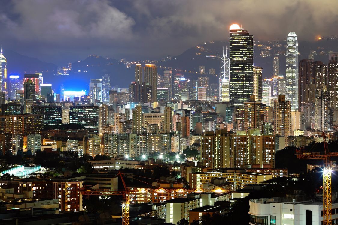 Обои Гонконг, городской пейзаж, город, метрополия, городской район в разрешении 5940x3960