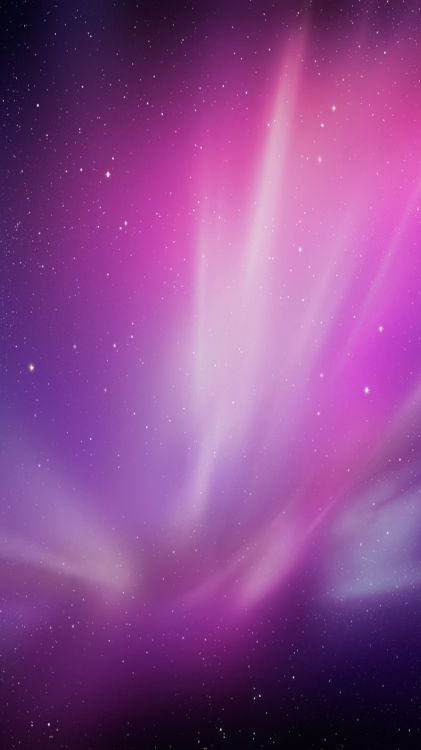 Обои операционные системы, пурпурный цвет, космос, небо, Фиолетовый в разрешении 1440x2560