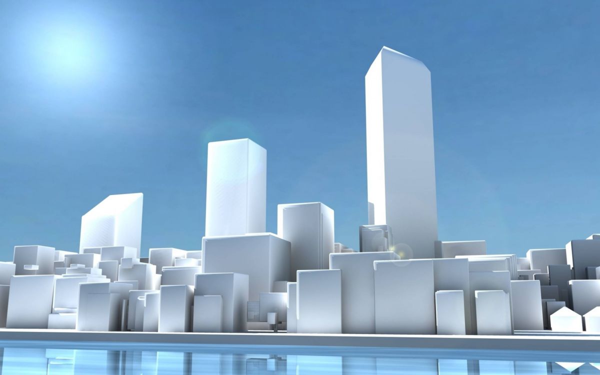 Обои дневное время, свойство, здание, свет, лазурный в разрешении 2880x1800