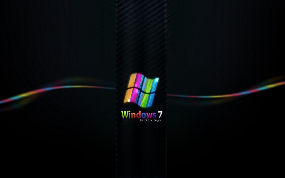 Обои windows 7, microsoft windows, свет, графический дизайн, технологии в разрешении 1920x1200