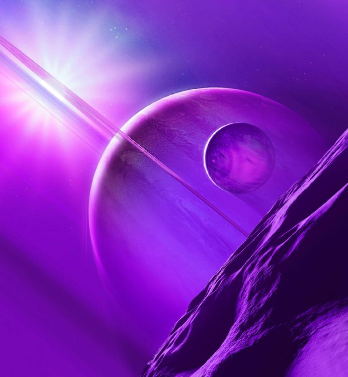 Обои Huawei, Honor Magic 2, планетарное абстрактное искусство, абстрактное искусство, планета в разрешении 2160x2340