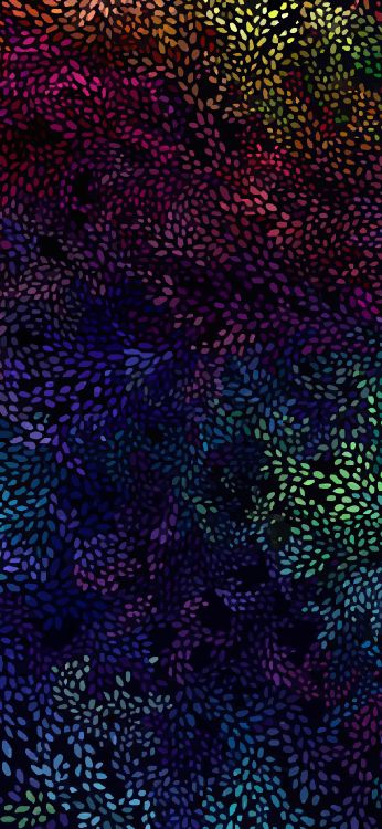 Обои узор, красочность, зеленый, пурпур, Фиолетовый в разрешении 1205x2609